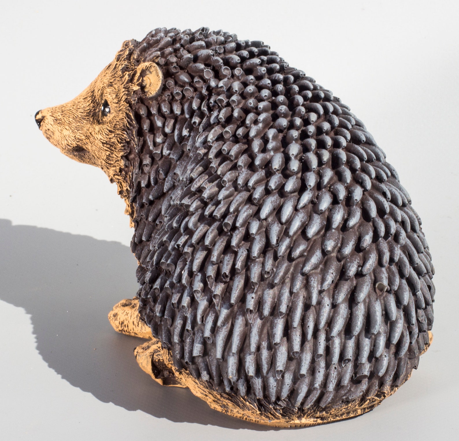Hedgehog Statue wildlife Sculpture outdoor Garden Decor Etsy