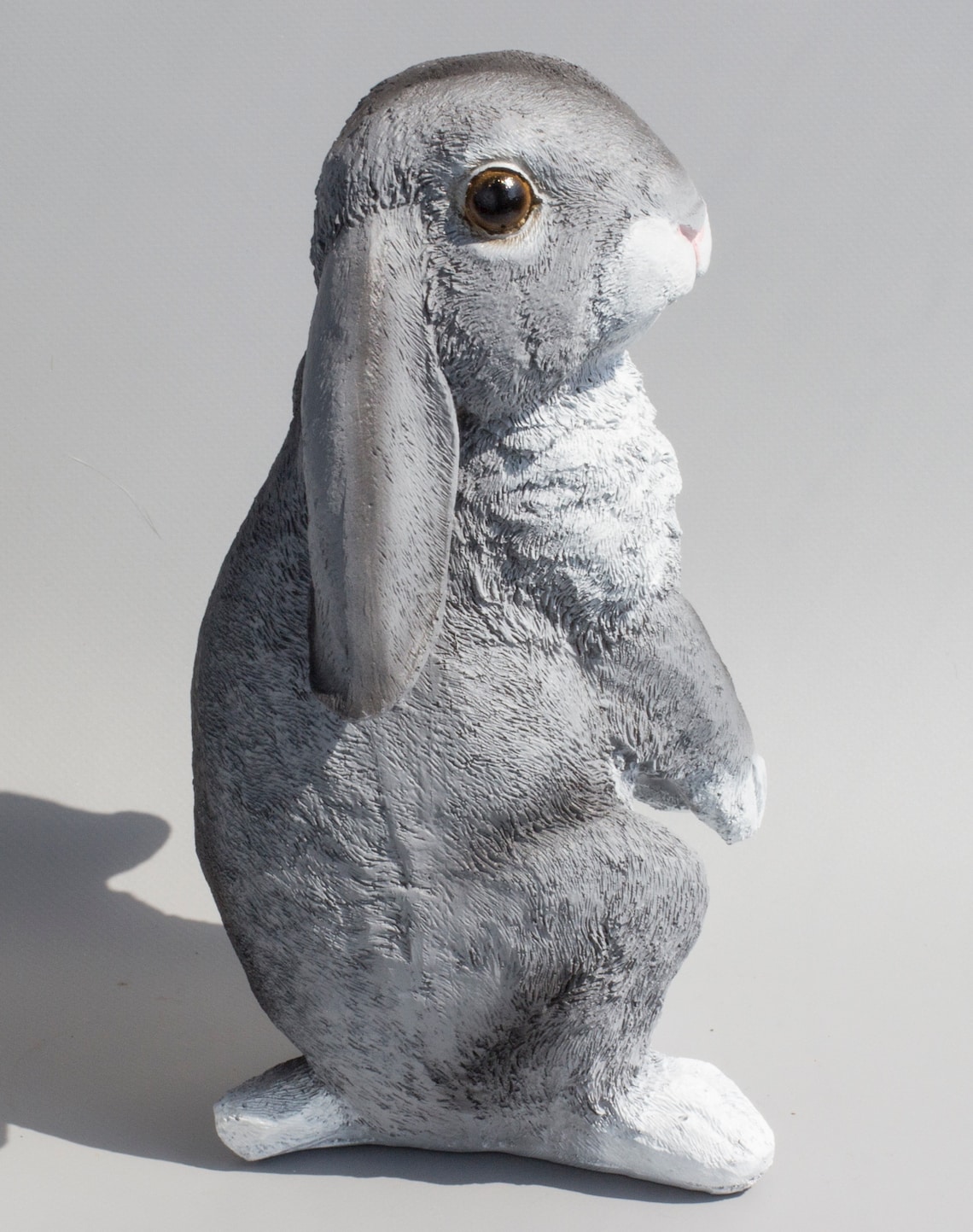 Rabbit Statue Garden *lop Eared Bunny *wildlife Sculpture *hare ...
