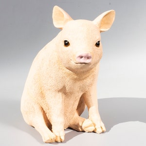 Piggy Bank Pig *Money Bank Adult *Statue Farm Animal *Coin Box Saving Cash *Piglet Figure *Useful Gifts *Home Office Decorations Sculpture