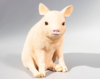 Piggy Bank Pig *Money Bank Adult *Statue Farm Animal *Coin Box Saving Cash *Piglet Figure *Useful Gifts *Home Office Decorations Sculpture