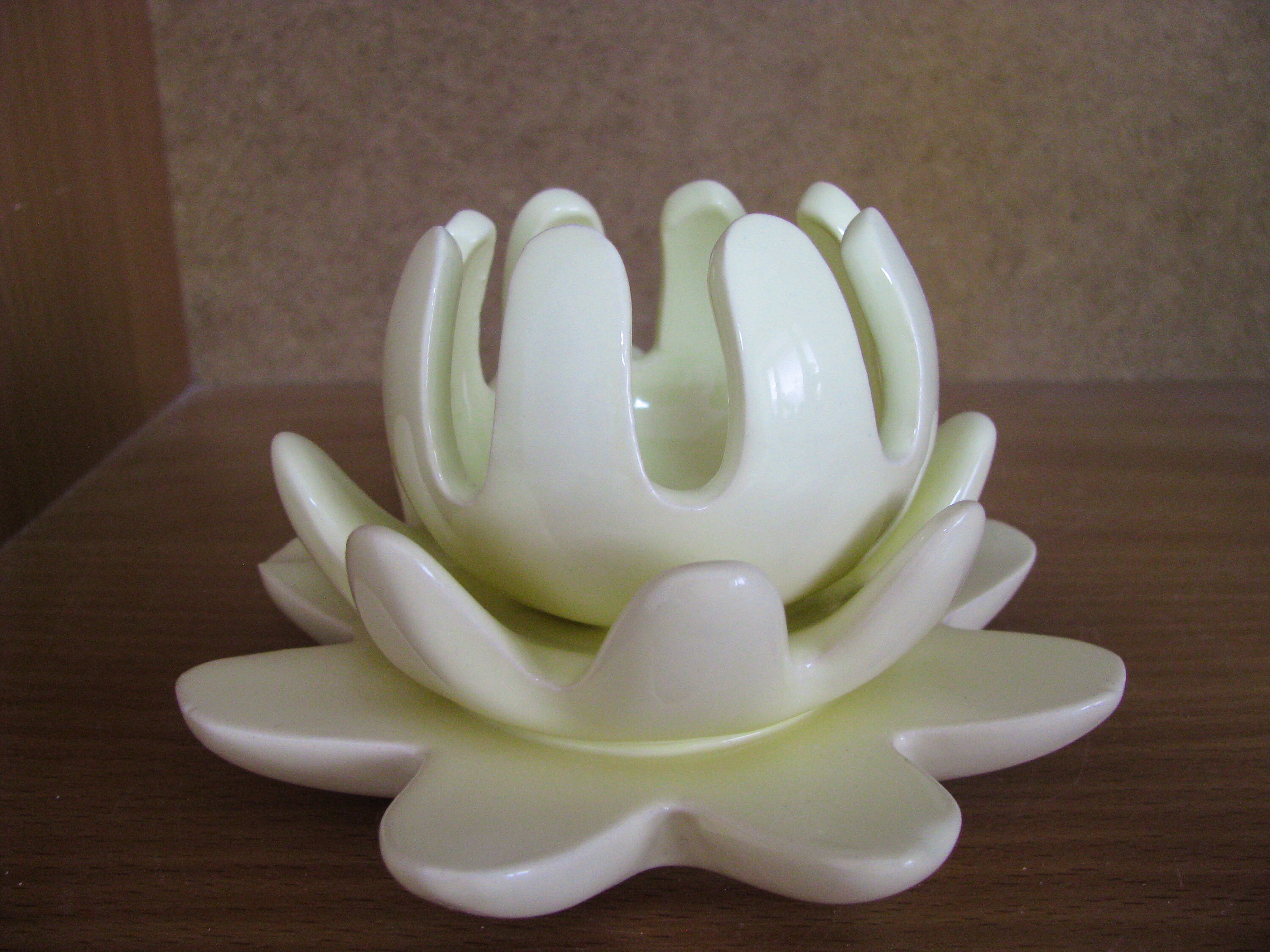 Lotus Candle Holder Candlestick Flower Ceramic Flower Lotus Etsy
