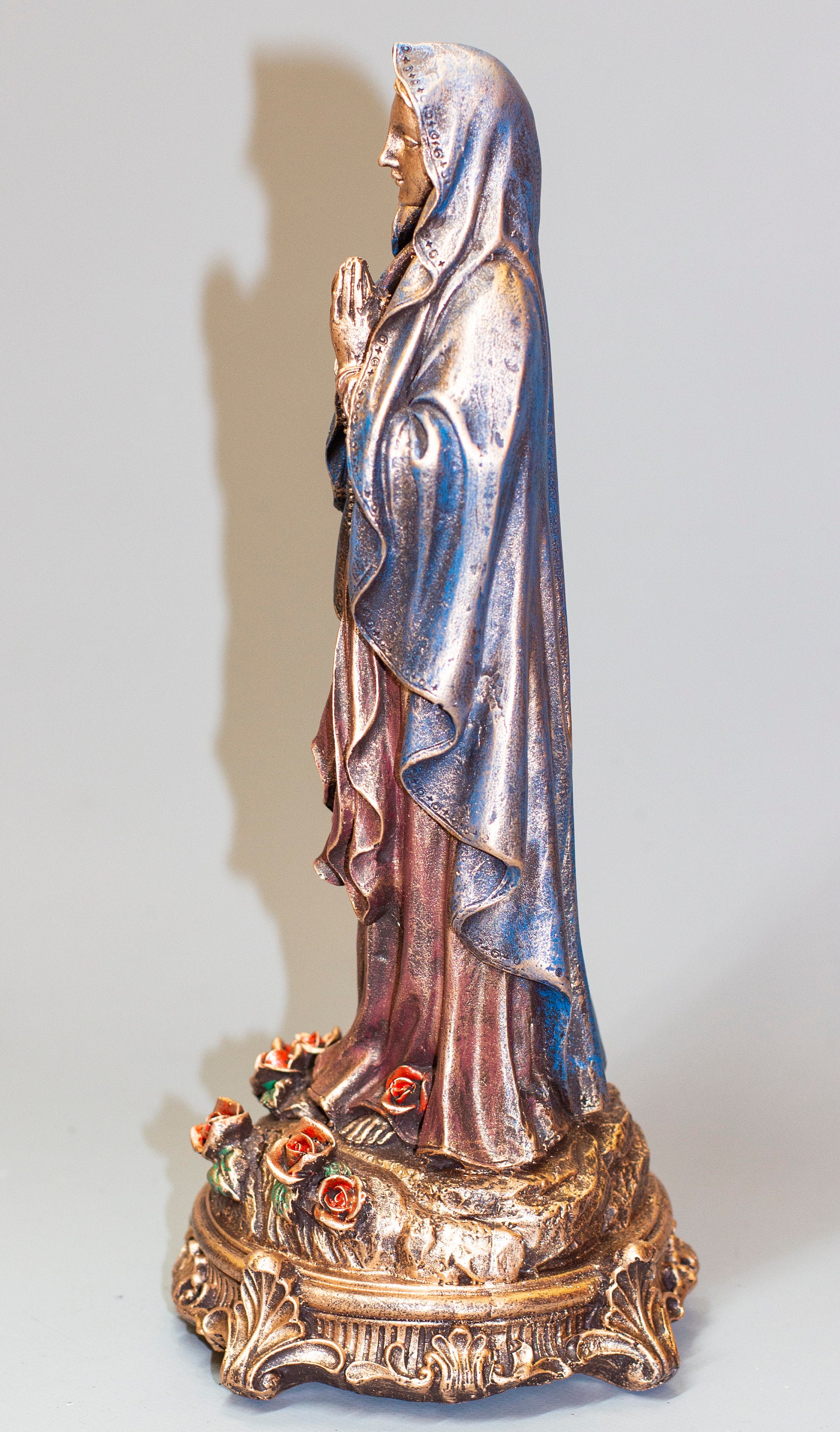 Catholic Statue Our Lady virgin Mary Figurine praying Etsy