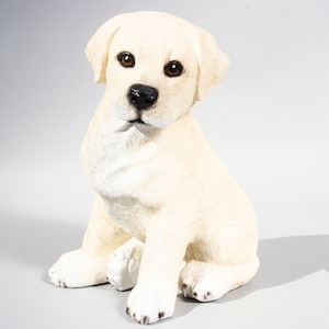 Labrador Urn *Cremation Statue Dog Ashes *Small Retriever Memorial *Unique Grave Decor Keepsake *Pet Tribute Casket *Funeral Figurine Animal