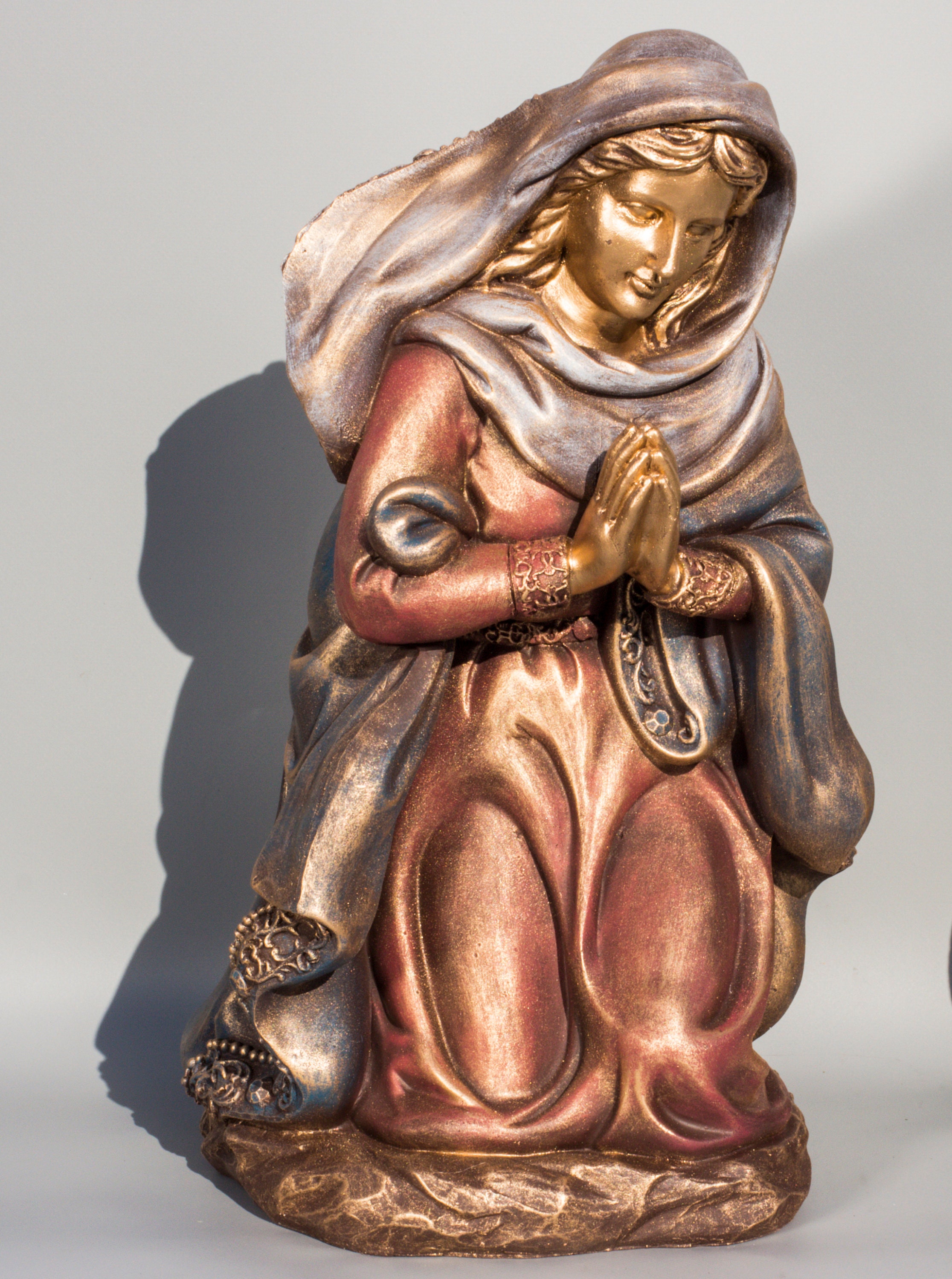 銅像 仏像 聖母銅像 海神媽祖嬢嬢神像 祈福 家でお堂に 置物