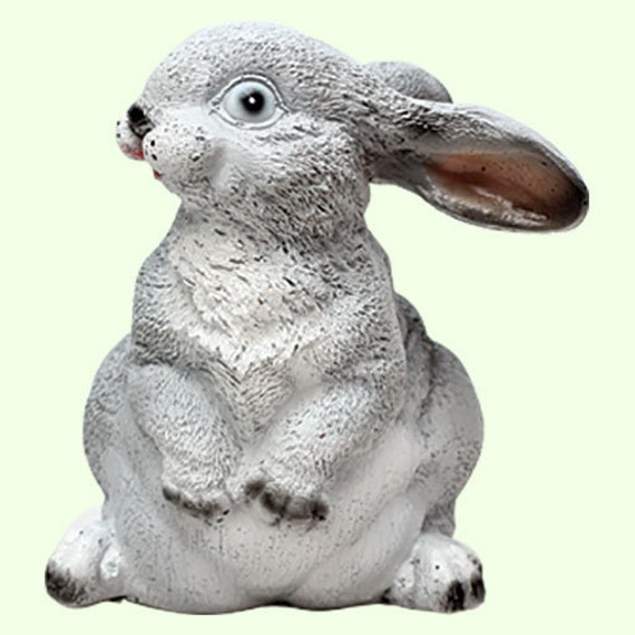 Large Garden Ornament Bunny Statue Figurines Rabbit Yard Etsy Large Garden Ornament Bunny Statue Figurines Rabbit Yard Etsy
