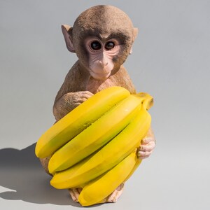 Monkey Urn Pet Ashes *Chimpanzee Cremation Statue *Unique Memorial Remembrance Sculpture *Animal Keepsake Funeral Tribute *Burial Casket Art