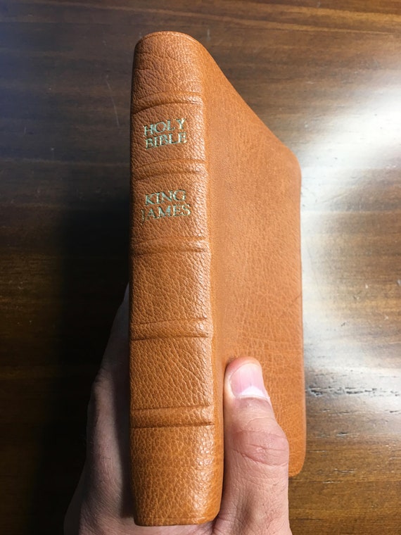 Cambridge KJV Pocket Reference Bible in Sokoto Goatskin Made Etsy