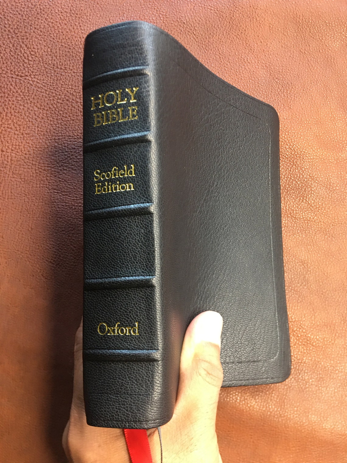 KJV Old Scofield Pocket Edition Bible in Sokoto Goatskin Etsy