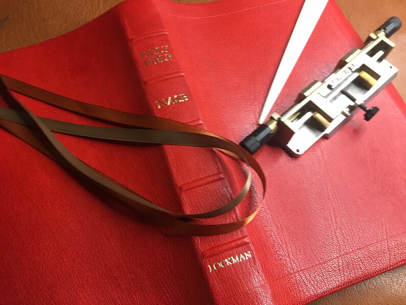 NASB Large Print Thinline Bible Sokoto Goatskin Bible Made Etsy