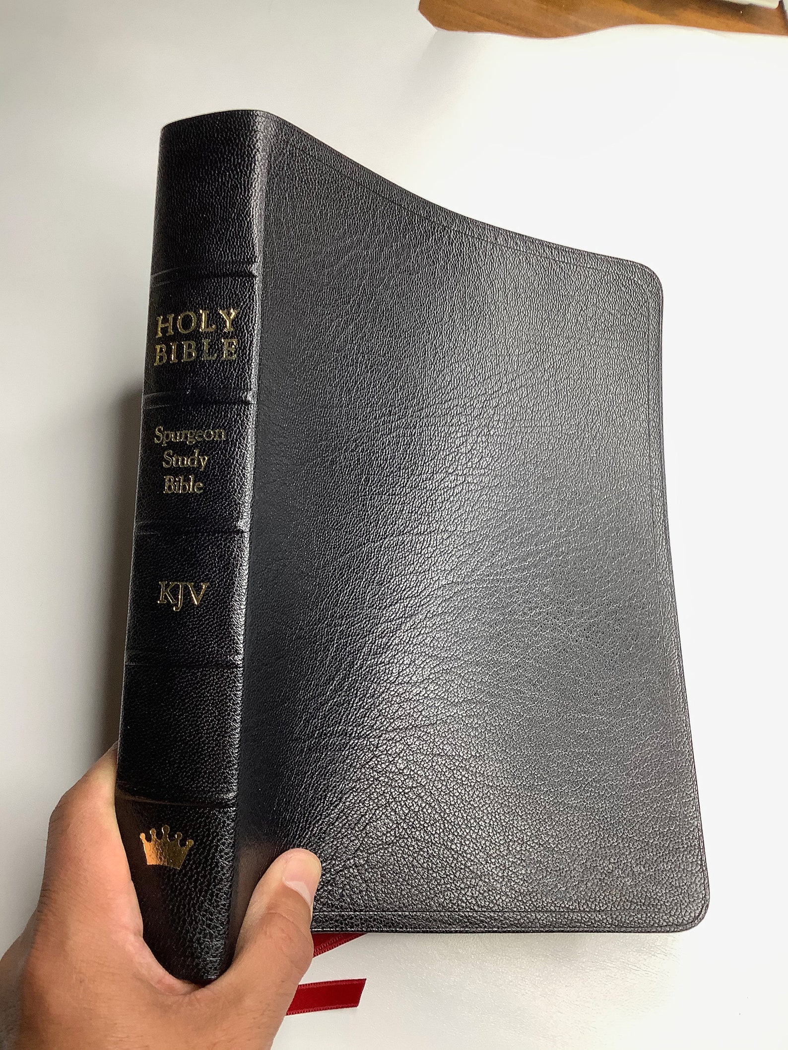 The Spurgeon KJV Study Bible Sokoto Goatskin Bible Made To Etsy