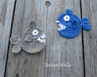 Crochet application Piranha for intrepid boys