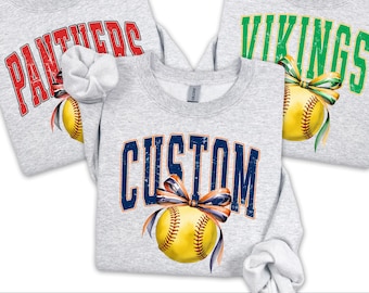 Custom softball png, school mascot softball png, personalized school spirit png, retro school spirit sublimation, shirt sublimation png