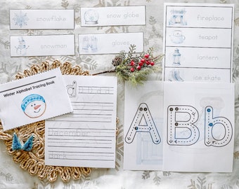 Winter Letter Tracing