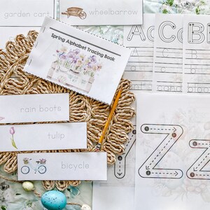 Seguimiento de letras de primavera