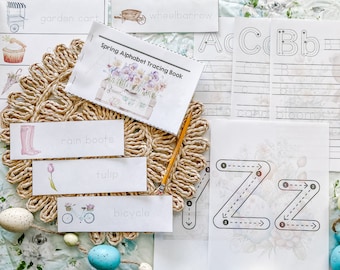 Spring Letter Tracing