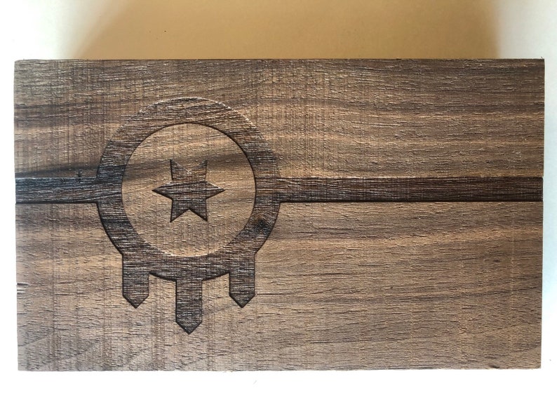 Tulsa Flag Laser Engraved on Wood Slice Etsy