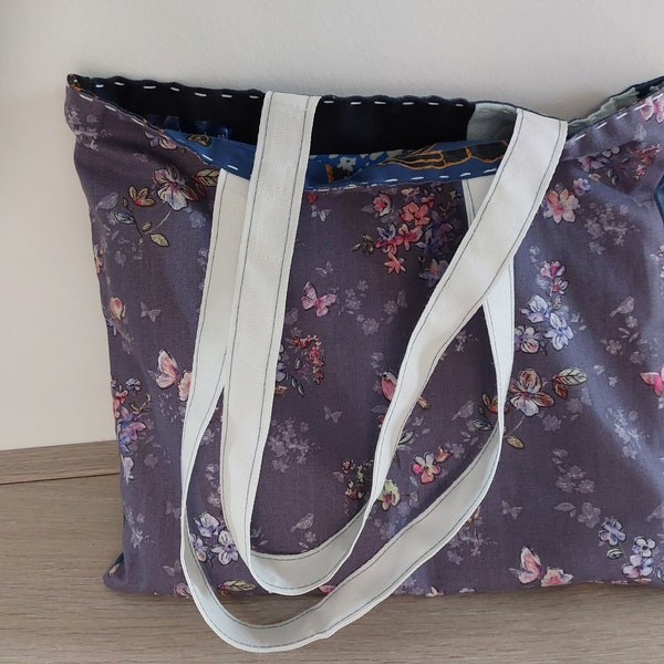 Zwart-gele shopper, boodschappentas