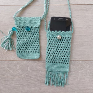 Smartphone hoesjes gehaakt / Mobieltasjes Hippie Boho Style afbeelding 5