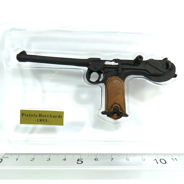 Borchardt Pistol -1893- Scale 1/2.5 made of Lead.