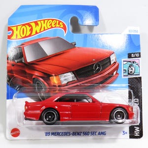 Mercedes-Benz 560 SEC AMG Scale 1:64 Hot Wheels 2024