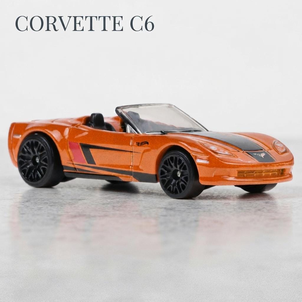 Hot Wheels Corvette C6 - Etsy