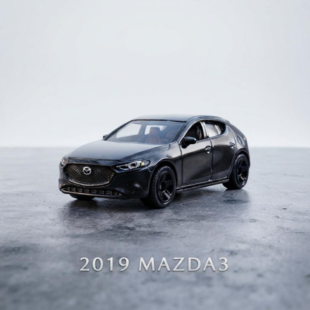 Diecast Mazda3 - Etsy