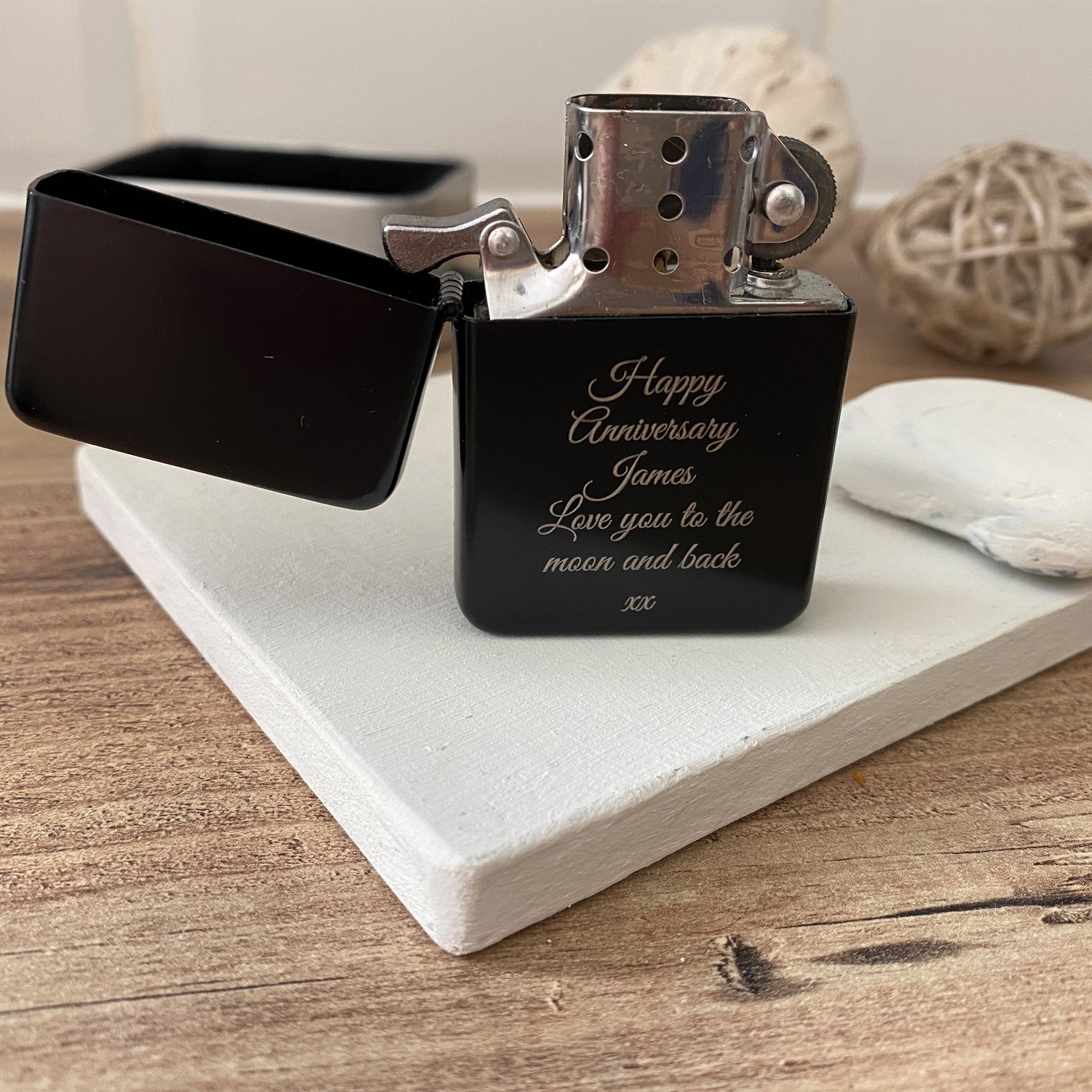 Personalised Engraved Lighter Matt Black Engraved Lighter Etsy UK