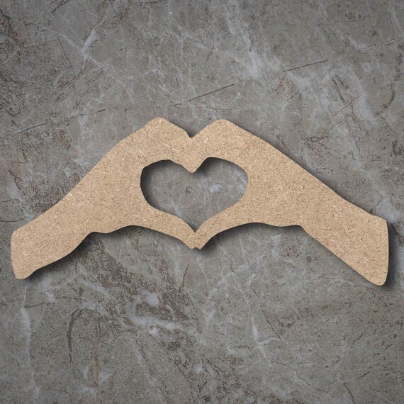 Wooden 4mm MDF Laser Cut All of me loves all of you
