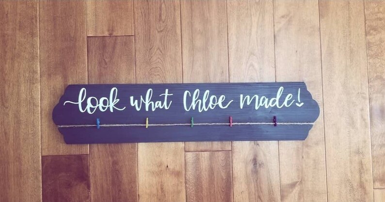 Look What I Made Sign Child Artwork Sign Artwork Display | Etsy