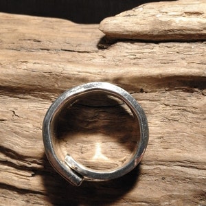 Besteckschmuck Ring versilbert Bild 4