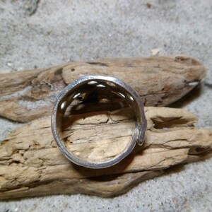 Besteckschmuck Ring versilbert Bild 4