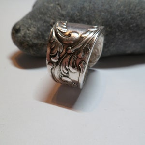 Besteckschmuck Ring Rokoko versilbert Auflage Bild 3