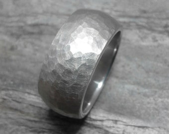 Breiter Ring 800/- Silber, 100 % Recycling-Schmuck