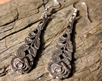 Cutlery jewelry earrings, 800/-, Hildesheim Rose