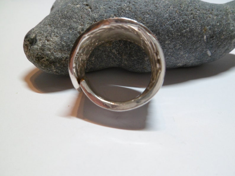 Besteckschmuck Ring Rokoko versilbert Auflage Bild 4