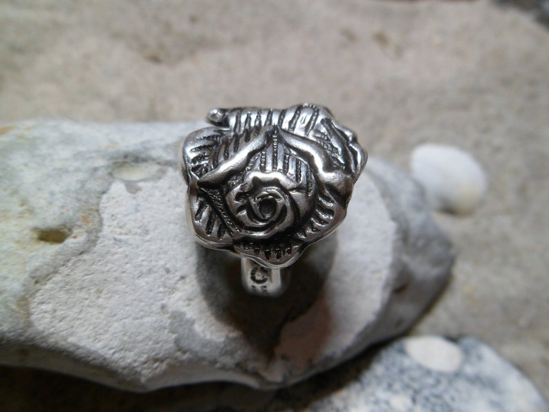 Besteckschmuck Ring, Hildesheimer Rose Bild 2