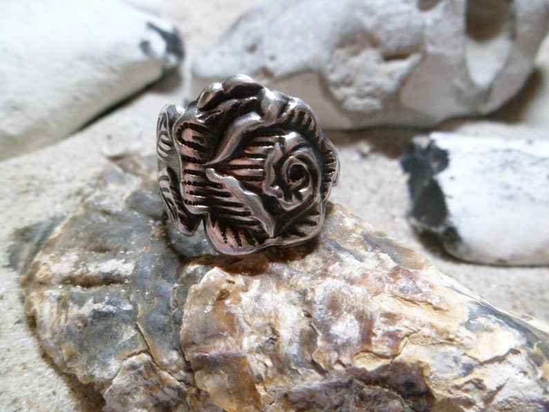 Besteckschmuck Ring, Hildesheimer Rose Bild 1