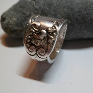 Besteckschmuck Ring Rokoko versilbert Auflage Bild 1