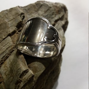 Cutlery jewelry ring silver plated, 100/- edition
