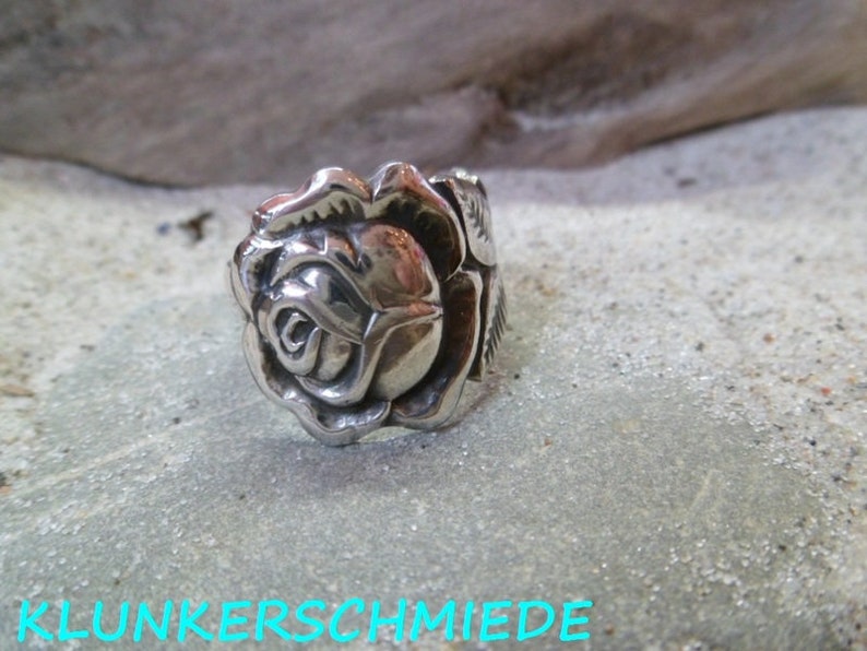 Besteckschmuck Ring, Hildesheimer Rose Bild 1