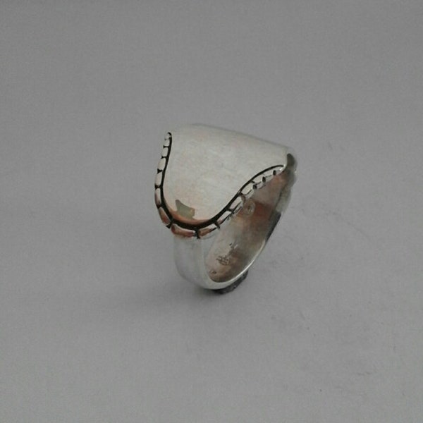 Besteckschmuck Ring  830/- Silber, Dänisches Besteck