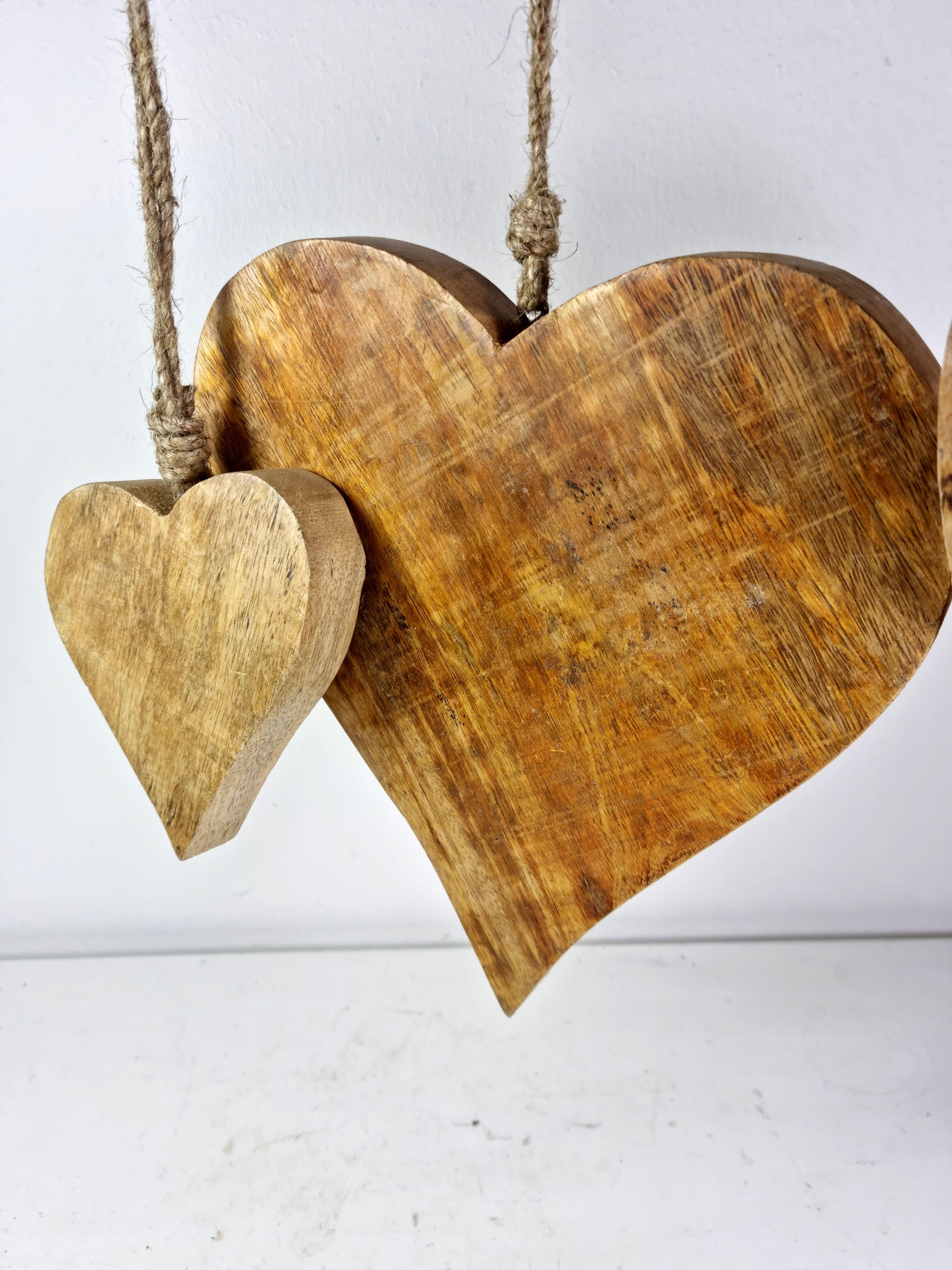 Wooden Heart Ornaments – Gift Chalet