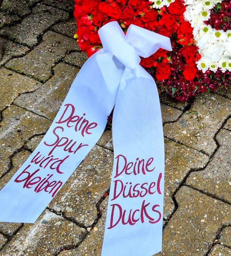 Handgeschriebene Trauerschleifen Gedenken Schleifen Etsy.de
