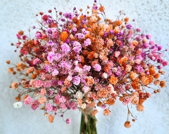 Blumenstrauß  Schleierkraut pink orange Sträußchen