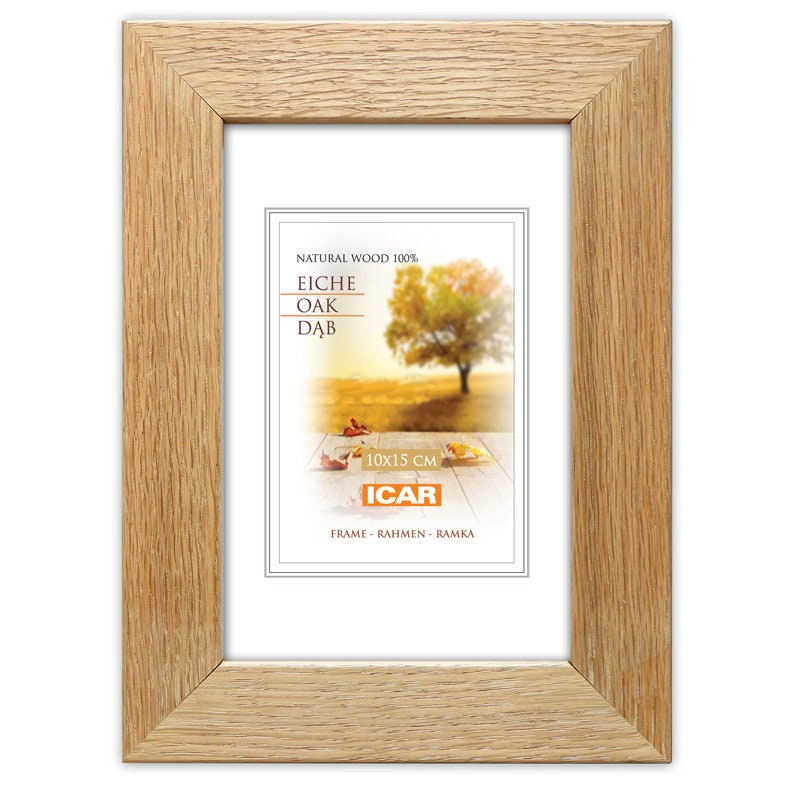 Solid Oak Photo Picture Frame Portrait Landscape Print 6x4 / Etsy UK