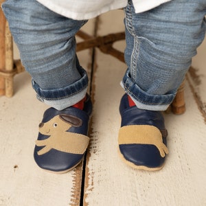 Scarpe Per Bambini A Piedi Nudi COCO - Pelle Morbida, Suola Flessibile 3.5mm, Numero 20-28, Made In Poland