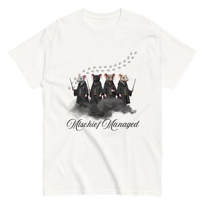 Mischief Managed Marauder's Map Rat Shirt | James Sirius Lupin Peter Magic Mouse Rat Wizard T Shirt Gifts for HP Fans Rat Lovers