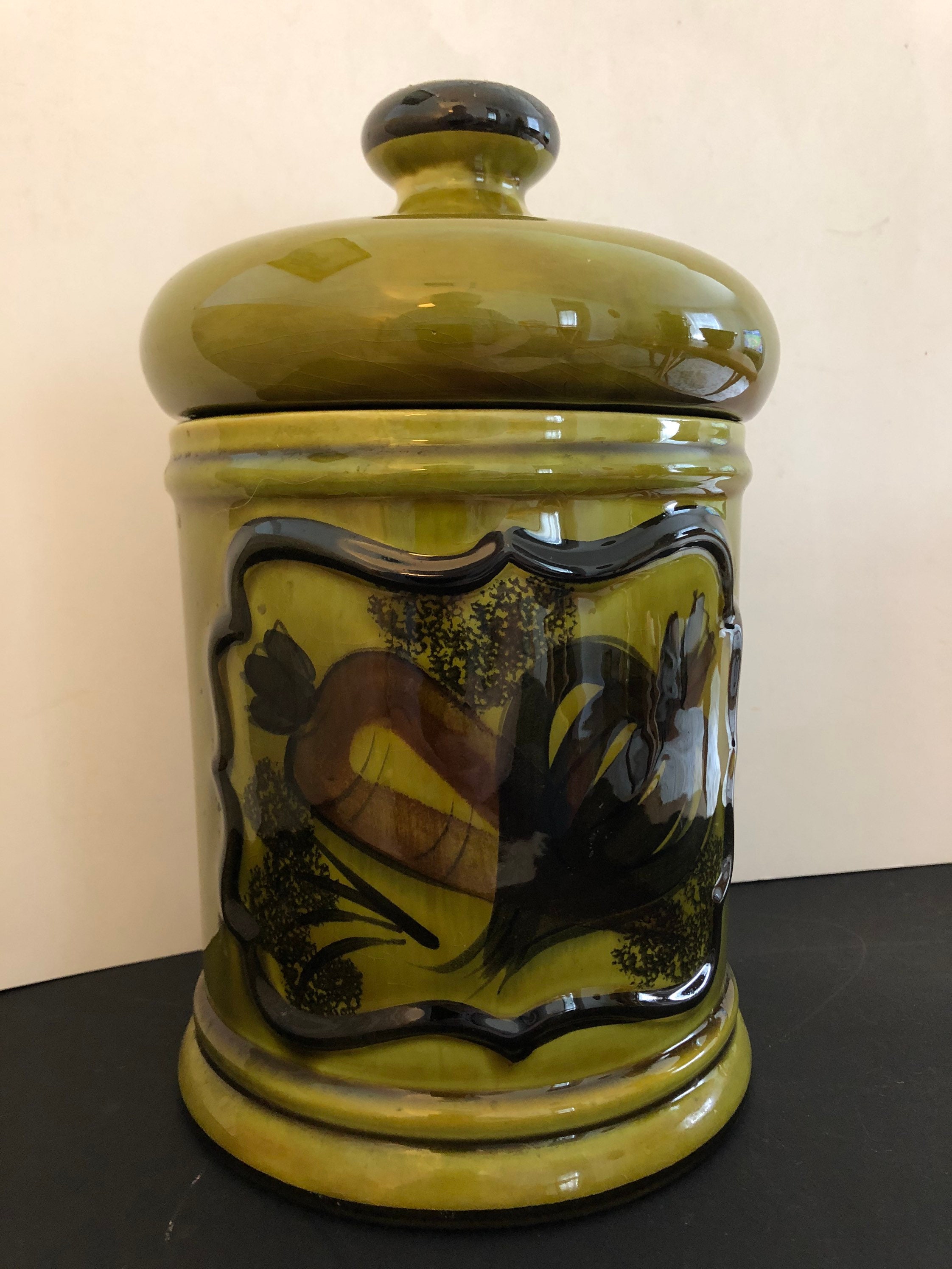 Los Angeles Potteries Mid Century 3pc Canister Set 196263 Etsy