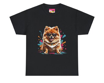 Pomeranian in Cool Dog in Sunglasses T-Shirt