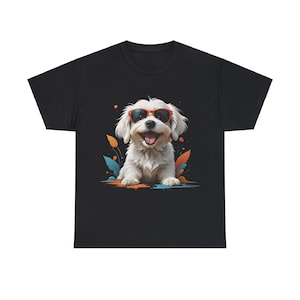 Coton de Tulear Cool Dog in Sunglasses T-Shirt